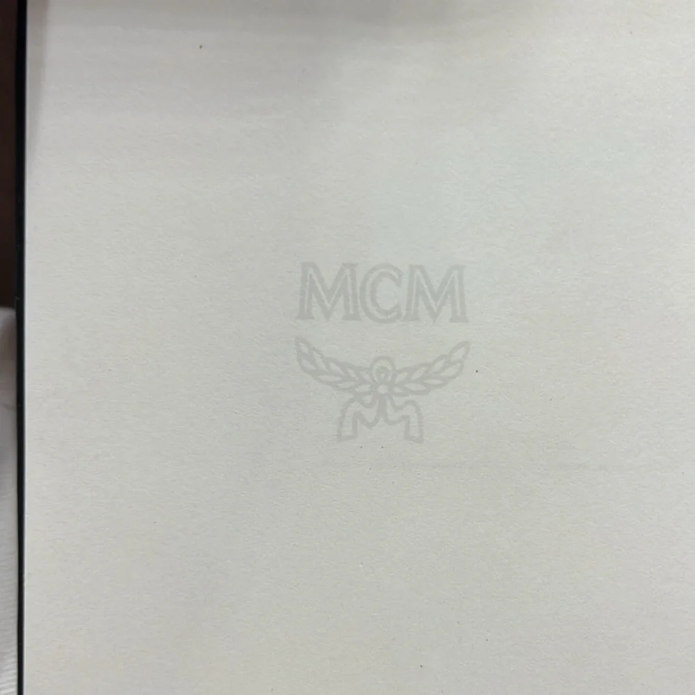 NWOT MCM Brown Leather Notebook - Picture 4 of 5